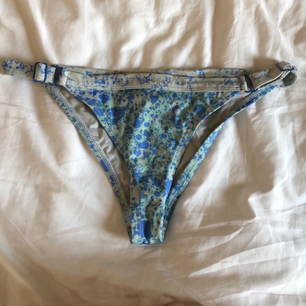 Blue teal bubble bikini bottoms RVCA